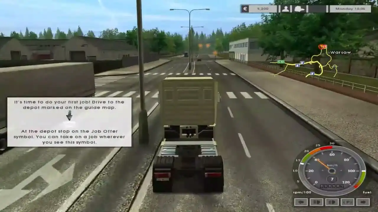 Euro Truck Simulator screenshot 1