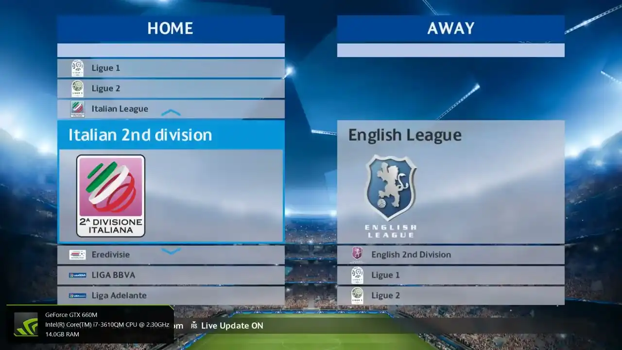 PES 2016 screenshot 1